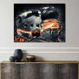 Neon Beats - Johanjjf - NicheCanvas