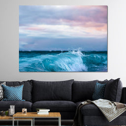 Blue Waves - Lucas Moore - NicheCanvas