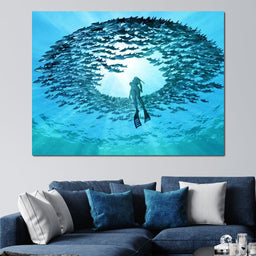 Eye of the Ocean - NicheCanvas