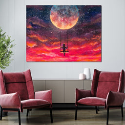 Moon Swing - NicheCanvas