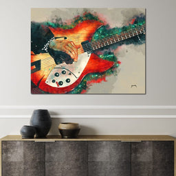 Tom Petty's Electric Guitar - Abraham Szomor - NicheCanvas