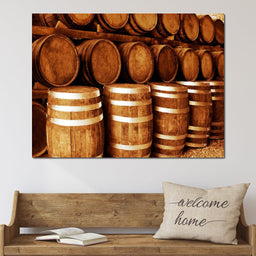 Tequila Barrels - NicheCanvas