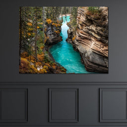 Athabasca Falls - NicheCanvas