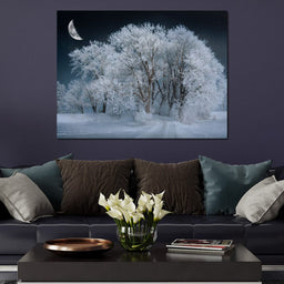 Winter Snow Forest - Johanjjf - NicheCanvas