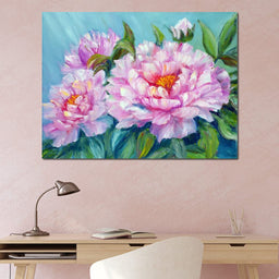 Asian Peonies - NicheCanvas