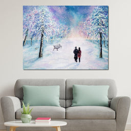 Winter Walk - NicheCanvas