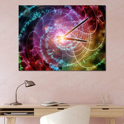 Spacetime Clock - NicheCanvas