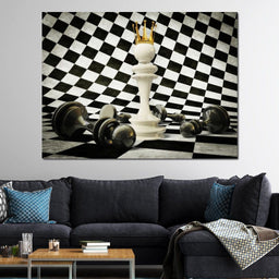 Chessboard King - NicheCanvas