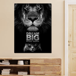 Dream Big Start Small - ABConcepts - NicheCanvas