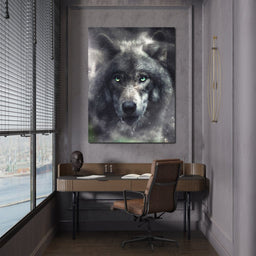 Midnight Wolf - Zenzdesign - NicheCanvas