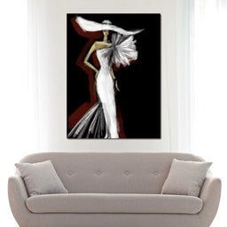 The White Dress - NicheCanvas