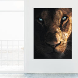 Lioness Eyes - Zenzdesign - NicheCanvas