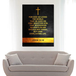 John 3:16 - ABConcepts - NicheCanvas