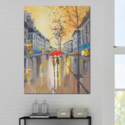 Rain in Boston - NicheCanvas