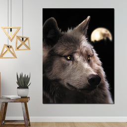 Wolf Moon - Zenzdesign - NicheCanvas