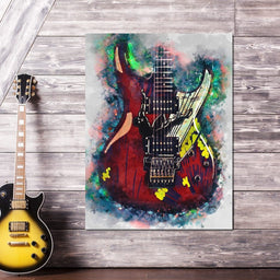 Joe Satriani's Guitar - Abraham Szomor - NicheCanvas