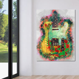 Jimmy Page's Guitar - Abraham Szomor - NicheCanvas