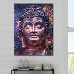 Blue Buddha - NicheCanvas