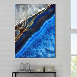 Blue Stone - NicheCanvas