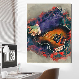 Paul McCartney's Guitar - Abraham Szomor - NicheCanvas