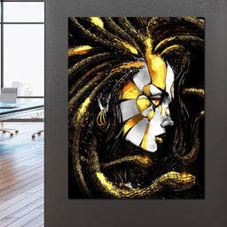 Golden Medusa - NicheCanvas