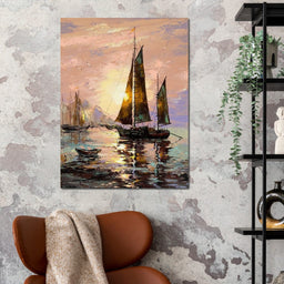 Spanish Sailing Boats - NicheCanvas