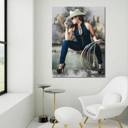 Sexy CowGirl - Johanjjf - NicheCanvas