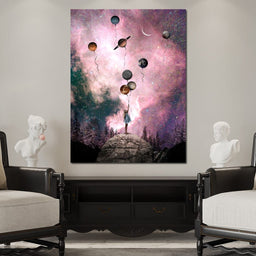 Rose Space - Natacha Einat - NicheCanvas