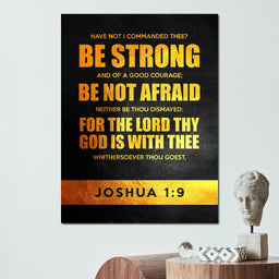 Joshua 1:9 - ABConcepts - NicheCanvas