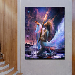 Fire Sword - NicheCanvas