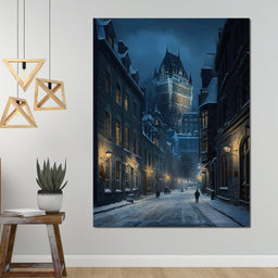 Quebec City Lights - NicheCanvas