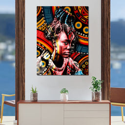 Colorful Portrait - Manuel Alejandro - NicheCanvas