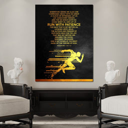 Hebrews 12:1-2 - ABConcepts - NicheCanvas