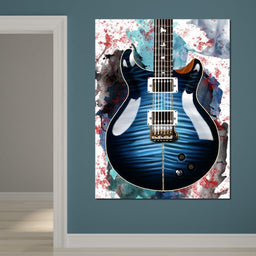 Santana's Electric Guitar - Abraham Szomor - NicheCanvas