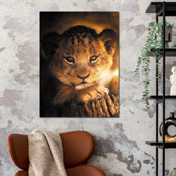 Lion Cub - Zenzdesign - NicheCanvas