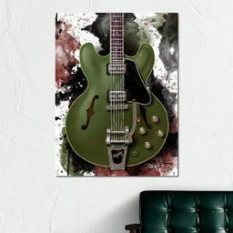 Chris Cornell's Electric Guitar - Abraham Szomor - NicheCanvas