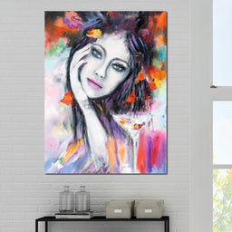 Martini Girl - NicheCanvas