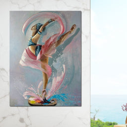 Ballet Dancer Artist Palette - NicheCanvas