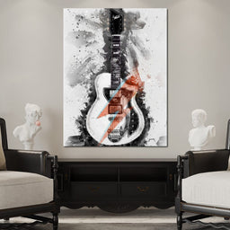 David Bowie's Guitar - Abraham Szomor - NicheCanvas