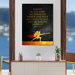 Psalm 144:1 - ABConcepts - NicheCanvas