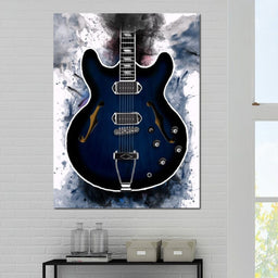Gary Clark Jr's Electric Guitar -  Abraham Szomor - NicheCanvas