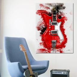Jack White's Guitar - Abraham Szomor - NicheCanvas