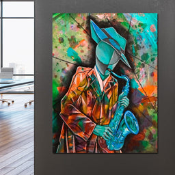 Soul Jazz Player - NicheCanvas