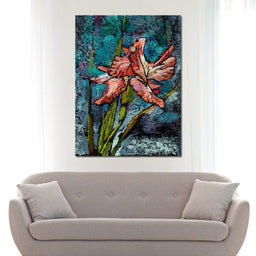 Red Iris - NicheCanvas