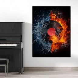 Record in Fire and Water - NicheCanvas