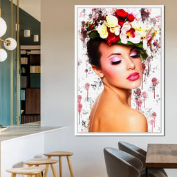 Flower Devine MixArt - Johanjjf - NicheCanvas