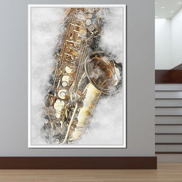 Saxophone - Mateo - NicheCanvas
