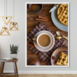 Cup of Coffee with Sugar Pie - NicheCanvas