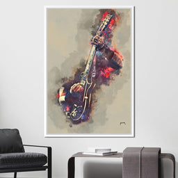 James Hetfield's Electric Guitar - Abraham Szomor - NicheCanvas