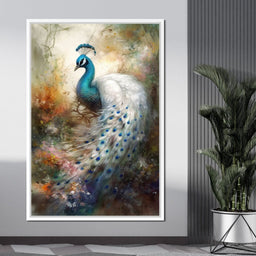 Peacock Serenity - NicheCanvas